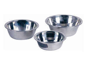 Stainless steel dressing bowl