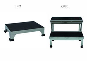 不锈钢踏脚凳Ⅲ型C083、不锈钢阶梯脚凳C084