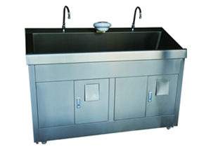 不锈钢电热膝碰洗手池C271